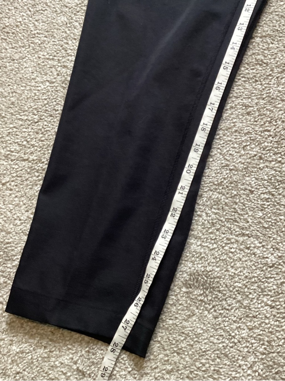 Lululemon City Trek Trouser *28" Black Travel Pant Ankle 10 Medium - Picture 8 of 11